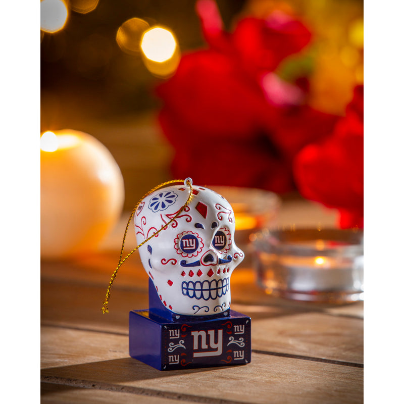 New York Giants, Sugar Skull Orn,3ot3820sk