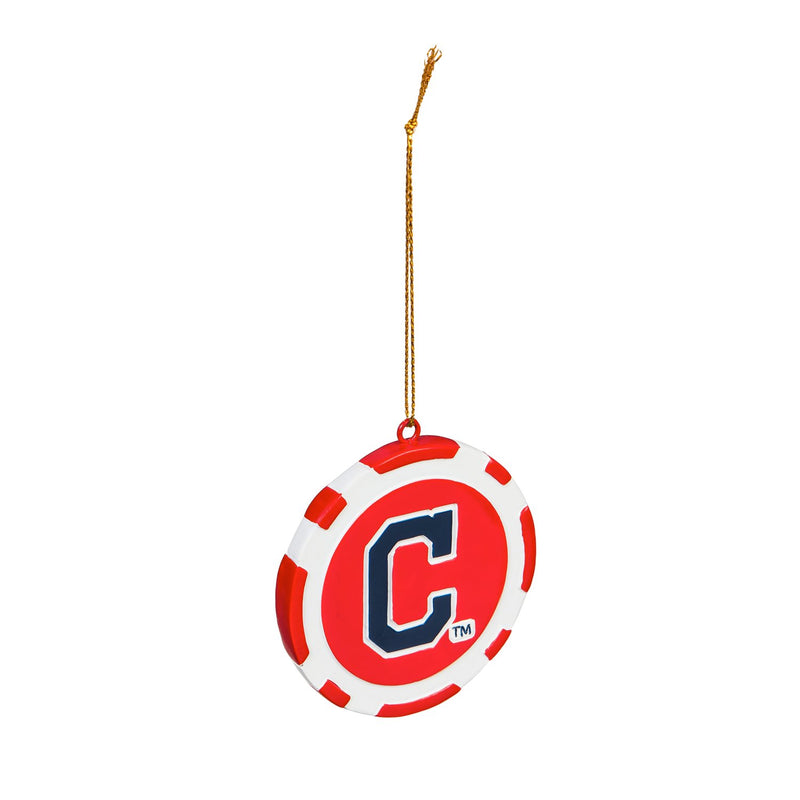 Cleveland Indians, Game Chip Ornament,3ot4207pc