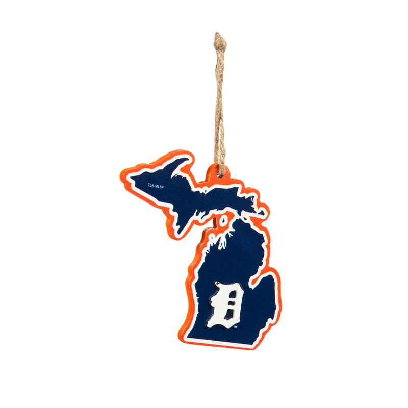 Detroit Tigers, State Ornament,3ot4209state