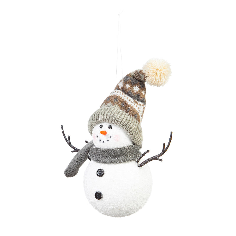 Snowman Ornament with Hat and Scarf,3otf128