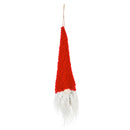 Fabric Gnome Ornament, Red Hat /Grey Plaid Hat, 2 Asst,3otf150