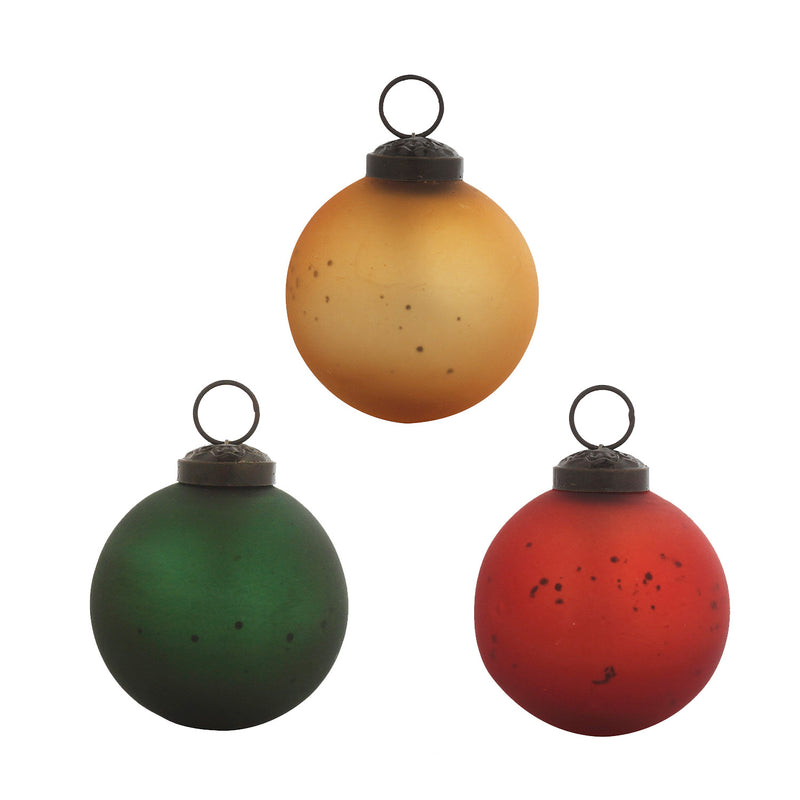 2.5'' Holiday Classic Round Ornaments, Set of 12,3otg342