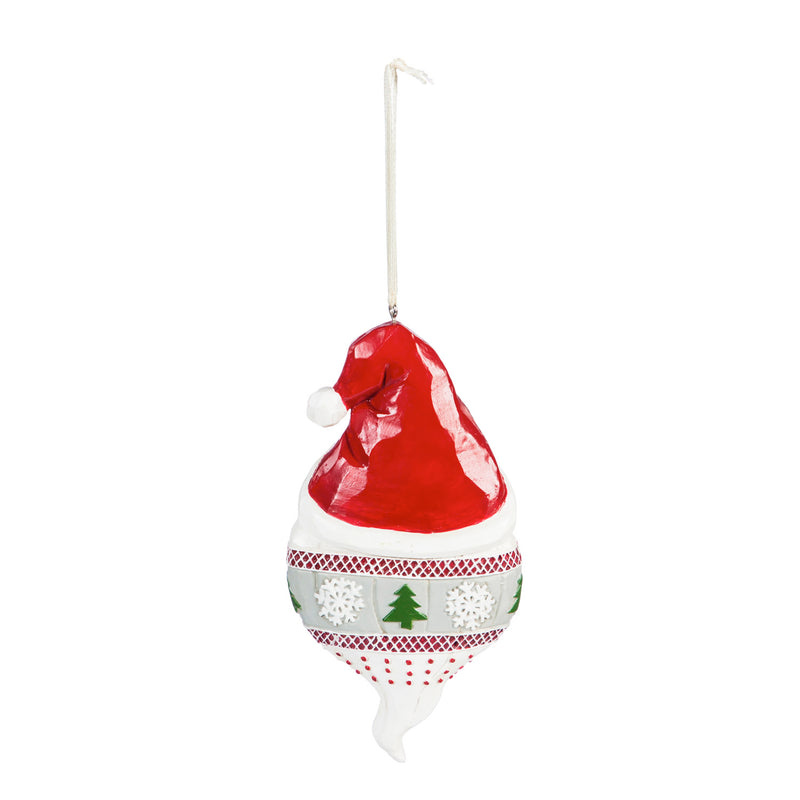 Santa Ornament, 3 Assorted,3otr109