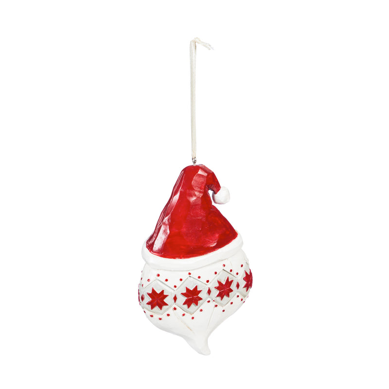 Santa Ornament, 3 Assorted,3otr109