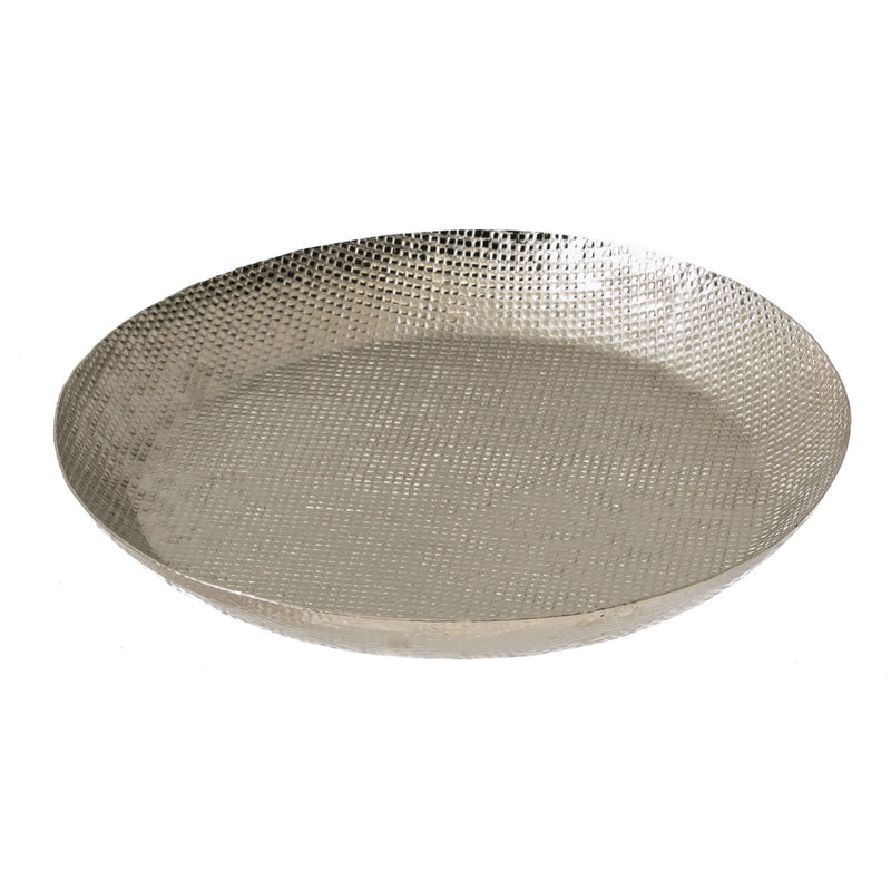 Silver Hammered Trays, Set of 2,3rmg036