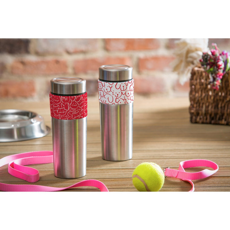 The Tandem Double wall Stainless Steel and Ceramic Cup, 17 OZ, Dog Gone,3scc7152