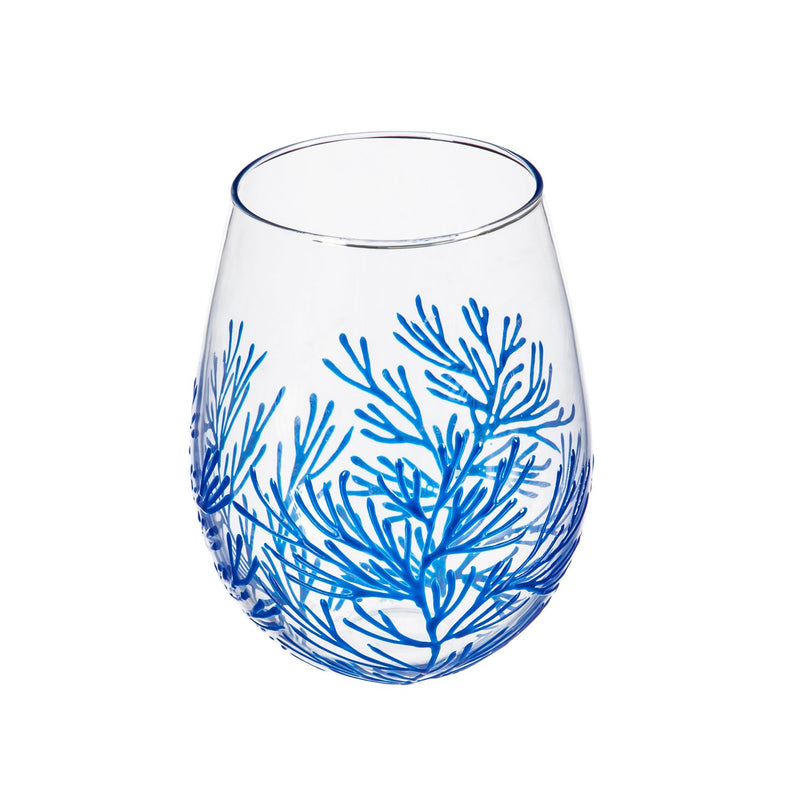 Stemless Wine Glass Set x4