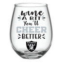 Las Vegas Raiders, 17oz Boxed Stemless Wine,3sl3822