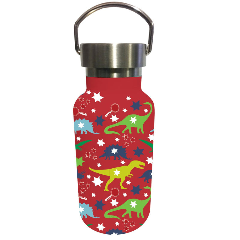 Children Double Wall Stainless Steel Bottle, 11 OZ, Dinosaurs,3sscb7399