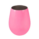 Stainless Steel Stemless Wine Tumbler, Color Changing Pink to Purple, 18 oz.,3sw043