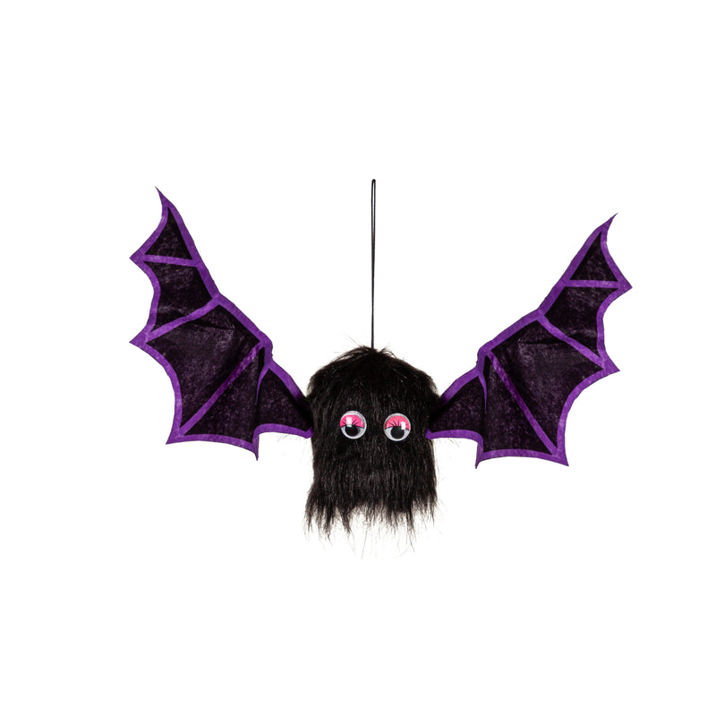 Animated Shaking Bats with Sound Hanging Décor, 3 Asst,401183mbl