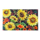 Fall Sunflowers Embossed Floor Mat,41em2478
