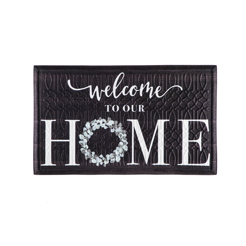 Eucalyptus Welcome Embossed Mat,41em2648