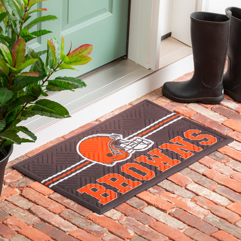 Embossed Mat, Cross Hatch, Cleveland Browns,41em3807ch