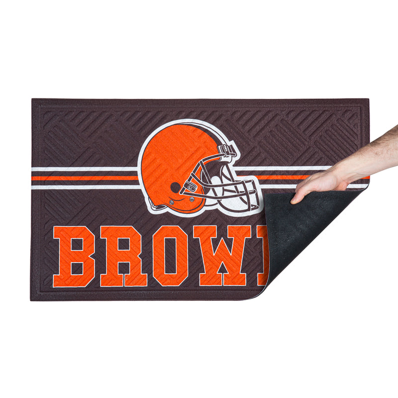 Embossed Mat, Cross Hatch, Cleveland Browns,41em3807ch