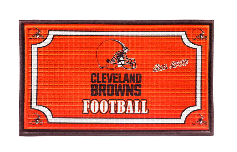 Embossed Door Mat, Cleveland Browns,41em3807