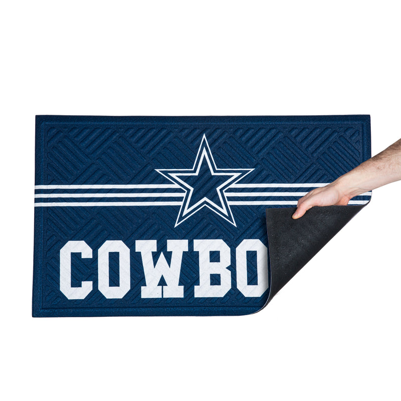 Embossed Mat, Cross Hatch, Dallas Cowboys,41em3808ch