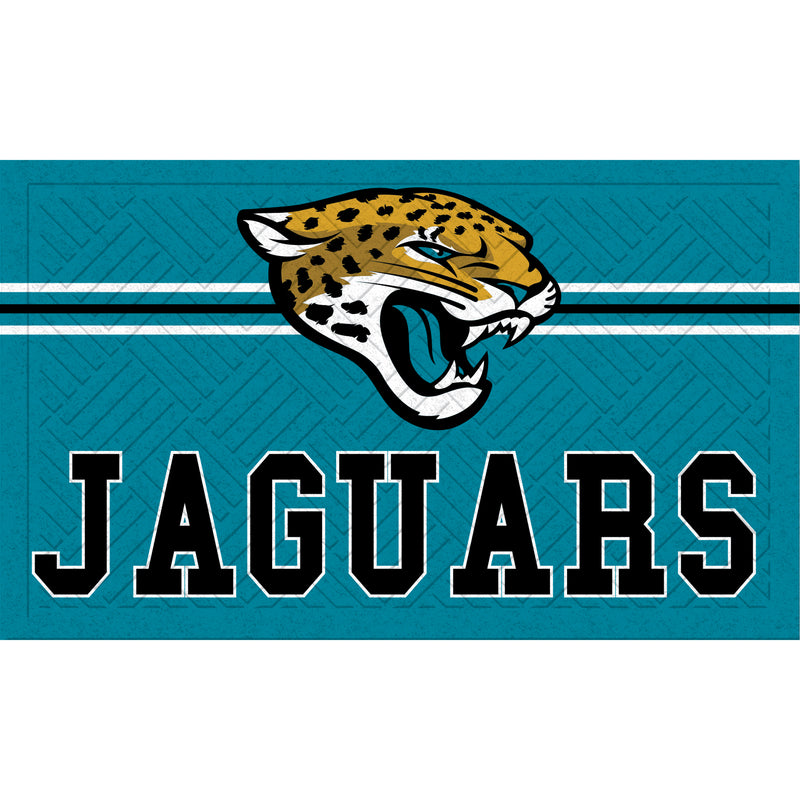 Embossed Mat, Cross Hatch, Jacksonville Jaguars,41em3814ch