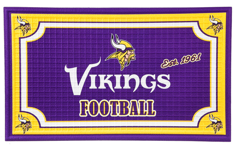 Embossed Door Mat-Minnesota Vikings,41em3817