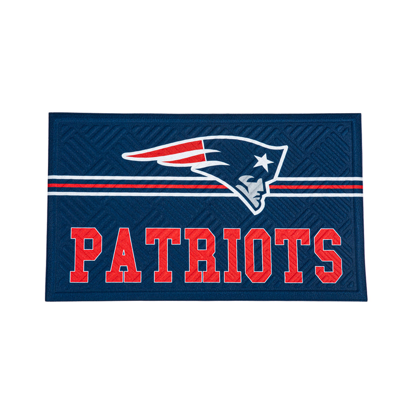 Embossed Mat, Cross Hatch, New England Patriots,41em3818ch