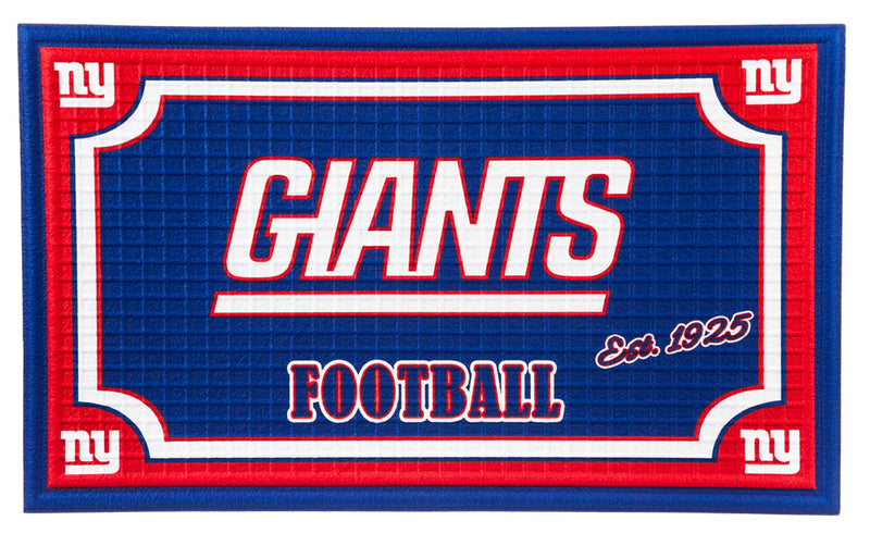 Embossed Door Mat-New York Giants,41em3820