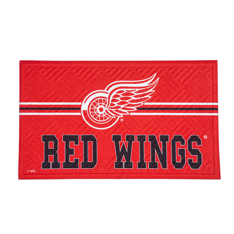 Embossed Mat, Cross Hatch, Detroit Red Wings,41em4359ch