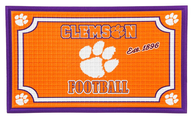 Embossed Door Mat-Clemson,41em912