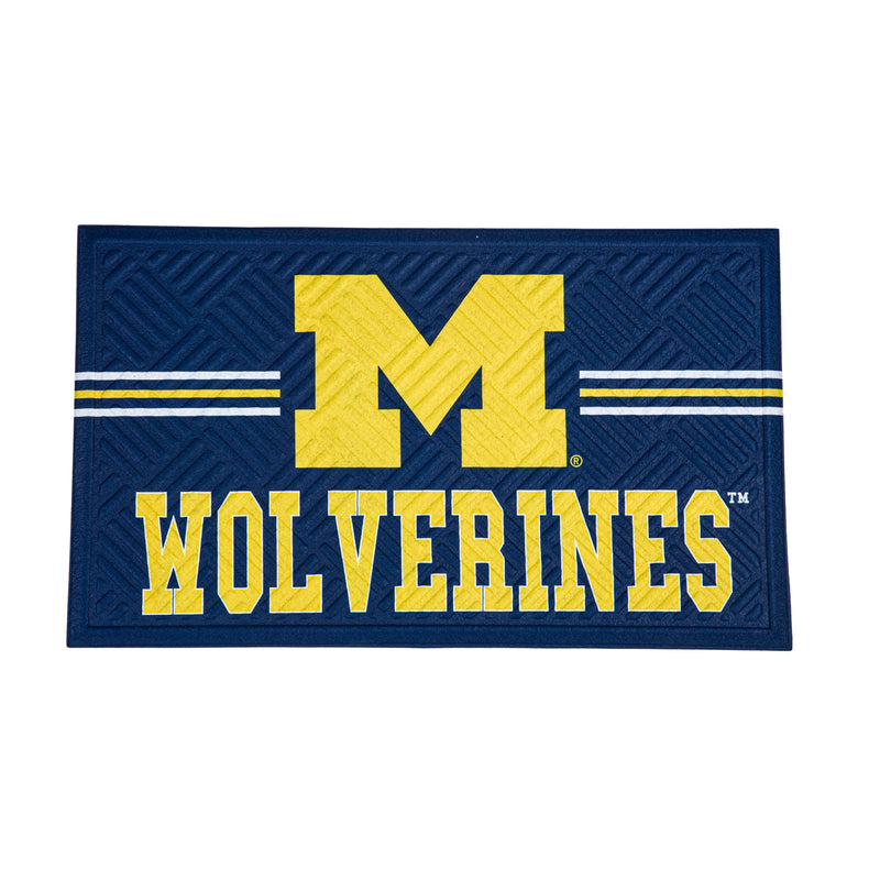 Embossed Mat, Cross Hatch, University Of Michigan,41em920ch