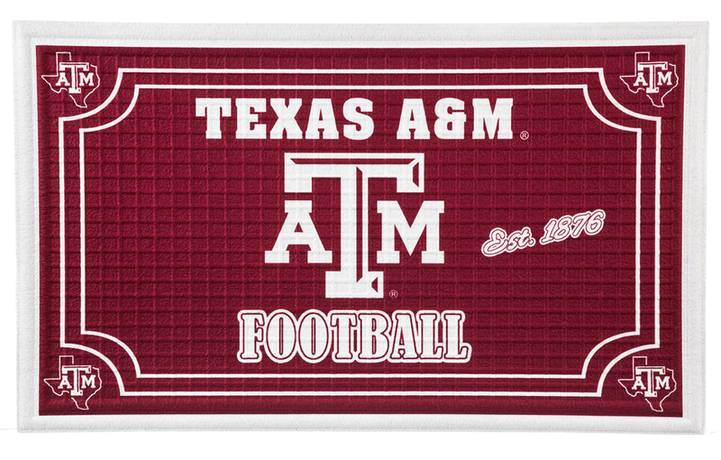 Embossed Door Mat-Texas A&M,41em969