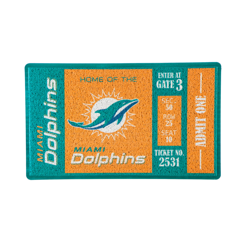 Turf Mat, Miami Dolphins,41lm3816