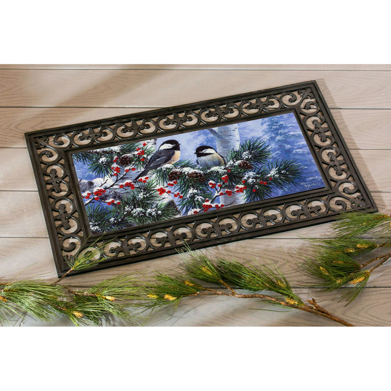 Winter Chickadee Friends Sassafras Switch Mat