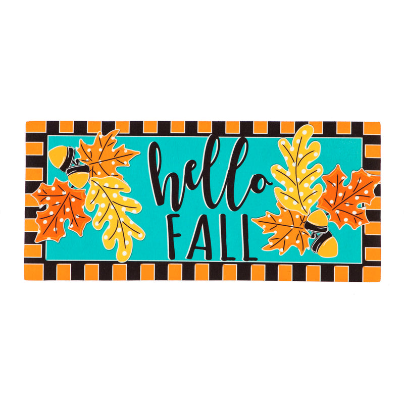 Hello Fall Leaves Sassafras Switch Mat