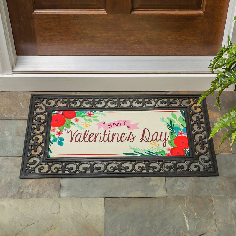 Valentine's Day Floral Sassafras Swich Mat