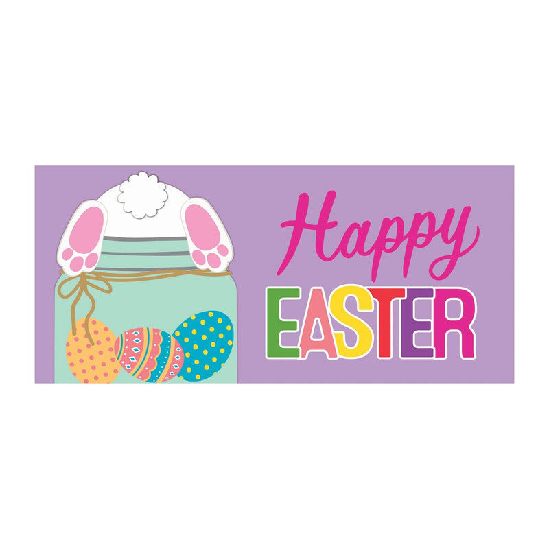 Easter Bunny Mason Jar Sassafras Switch Mat