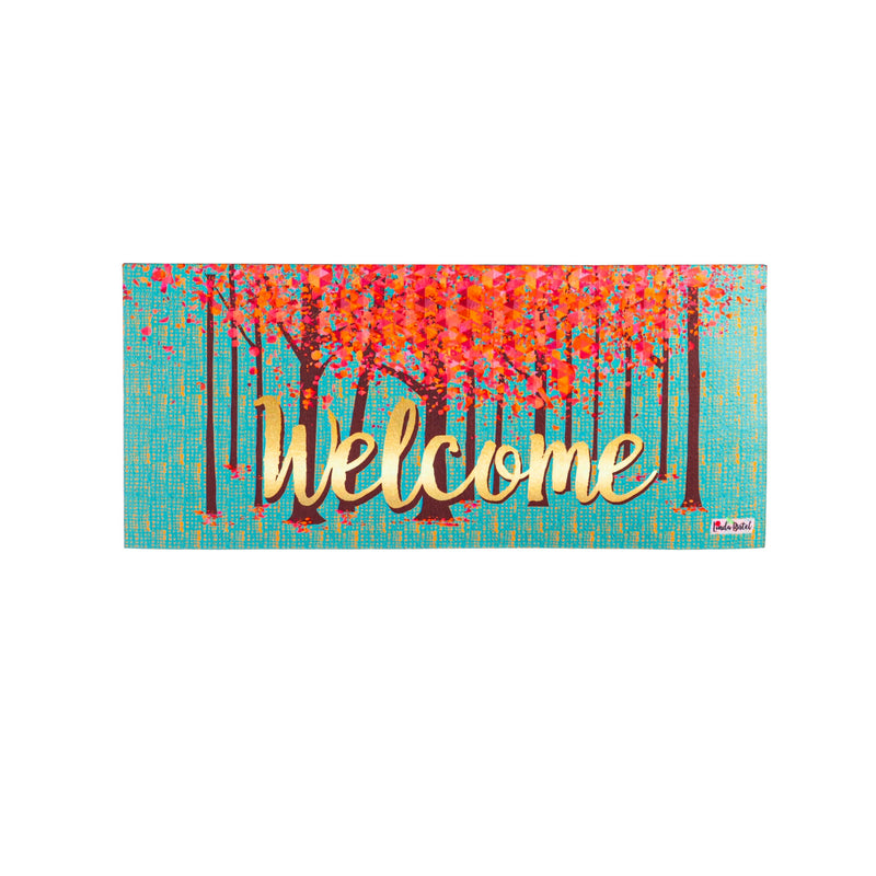 Welcome Fall Trees Sassafras Switch Mat