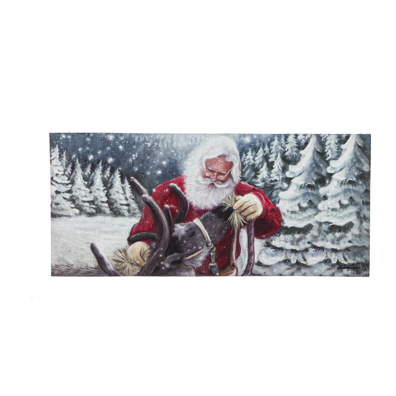 Santa and His Reindeer Sassafras Switch Mat