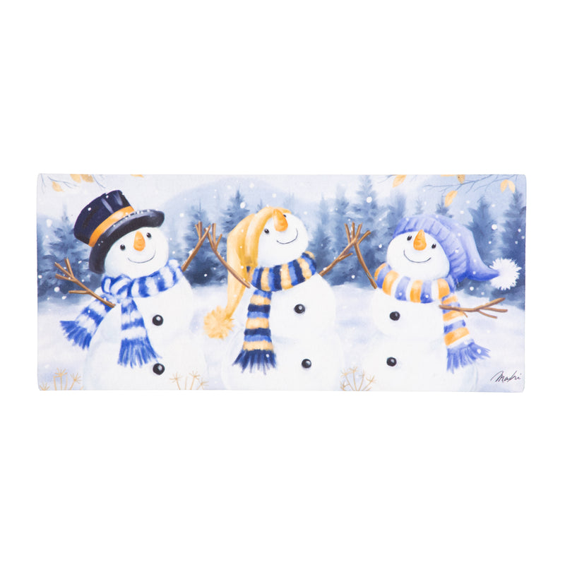 Happy Snowmen Trio Sassafras Switch Mat