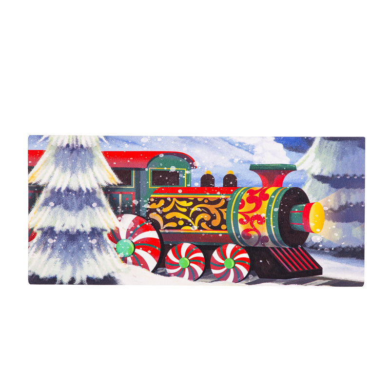 Home for the Holiday Train  Sassafras Switch Mat