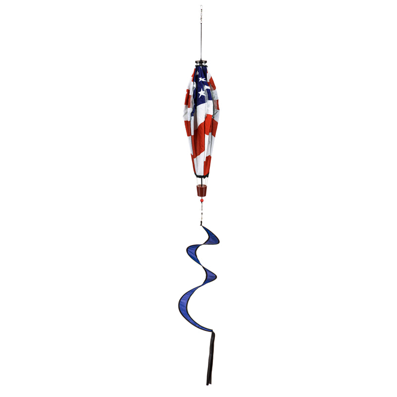 Waving American Flag Animated Lit Balloon Spinner,45ba422sl