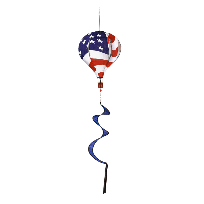 Waving American Flag Animated Lit Balloon Spinner,45ba422sl