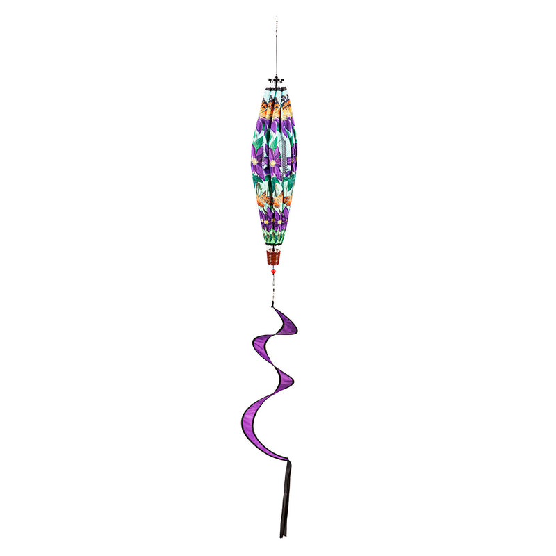 Home Clematis Burlap Balloon Spinner,45bb412