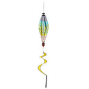 Forsythia Basket Burlap Balloon Spinner,45bb457
