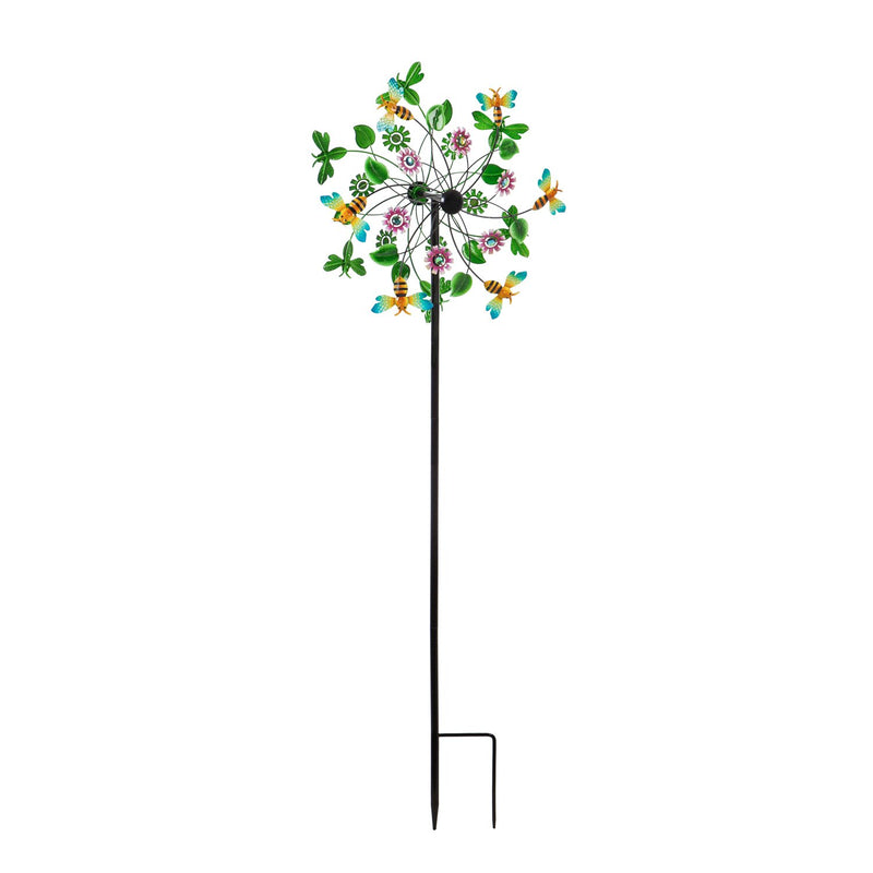 75"H Bee Wind Spinner,24"x9.84"x74.8"inches