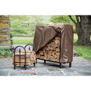 Medium Heavy Duty Steel Wood Rack with Finial Design, 47"x44"x14"inches