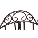 Wrought Iron Hose Holder with Ground Stake - Gunmetal,47m3013