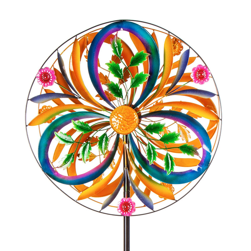 75"H Wind spinner, Enchanted Meadow,24"x10.24"x75.2"inches