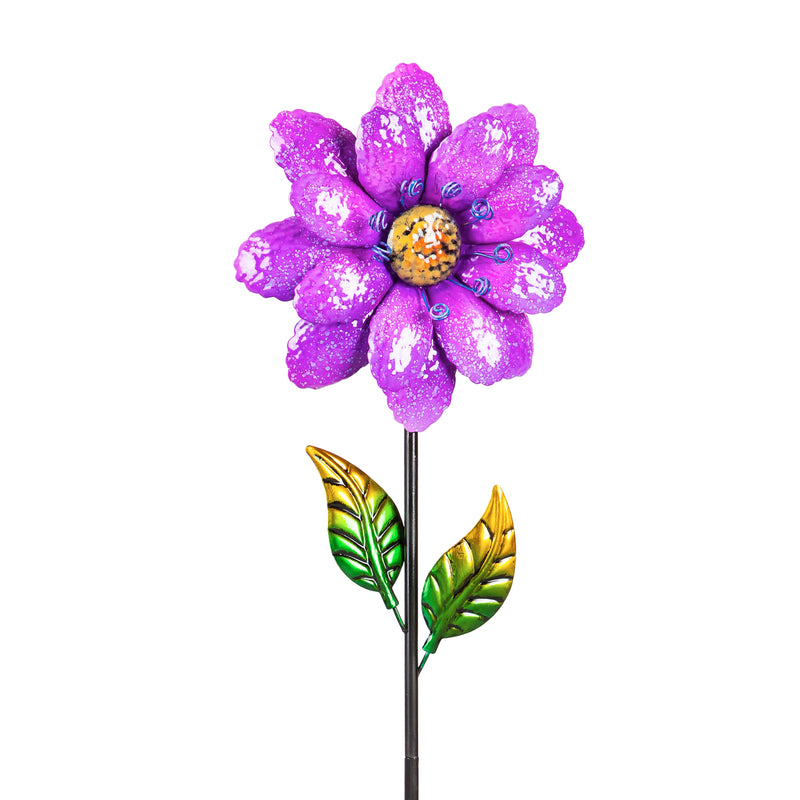 Purple Flower Garden Stake, Set of 3,47m3872