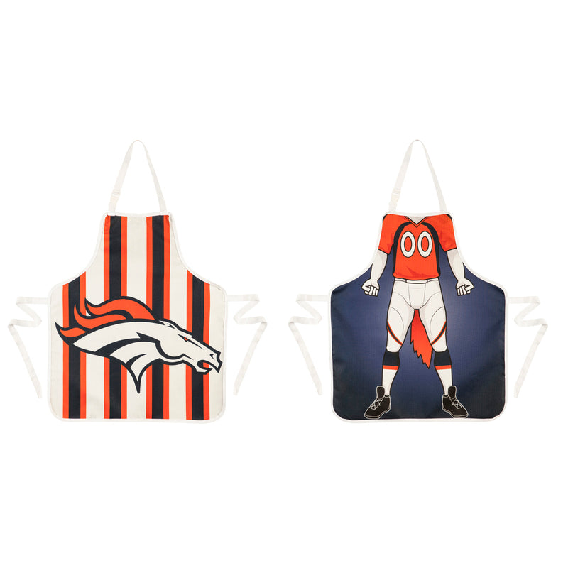 Denver Broncos, Double Side Apron,4ap3809ds