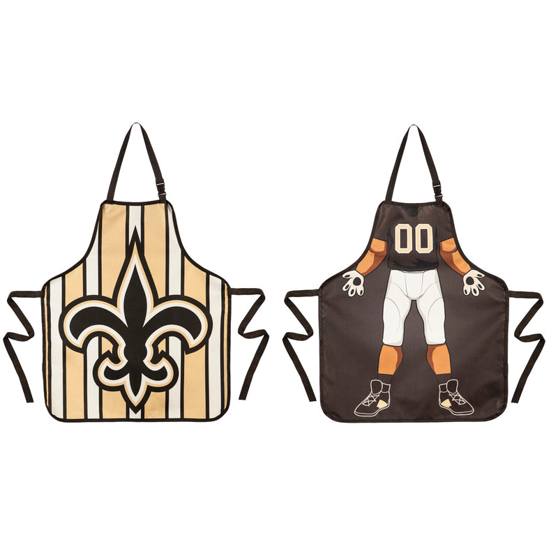 New Orleans Saints, Double Side Apron,4ap3819ds