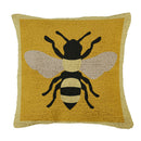 Hooked Pillow 18"x18" Bee,4p21148